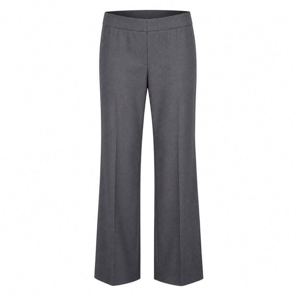 Lafayette 148 New York Womens 8 Menswear Pants Rock Gray Straight Leg